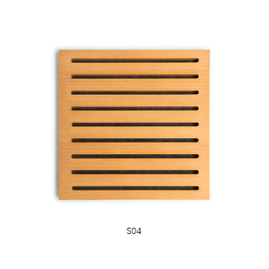 Inicio Producto Decoración de tableros de madera Panel de pared 3D acústico ignífugo