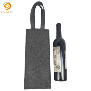 Bolsa de vino de material de tela de fieltro de producto de tendencia