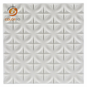 Panel de pared de fondo de TV MDF 3D para decoración