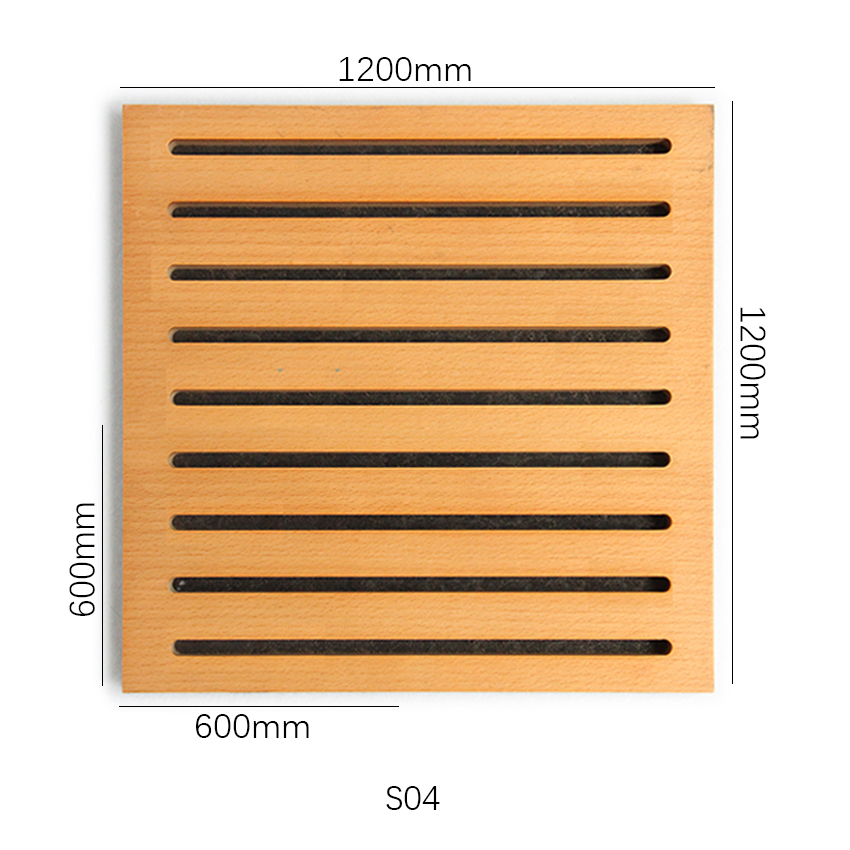 Inicio Producto Decoración de tableros de madera Panel de pared 3D acústico ignífugo